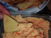 Una foto de nachos sin gluten al horno