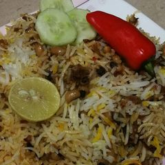 A picture of Lobia ki baryani.