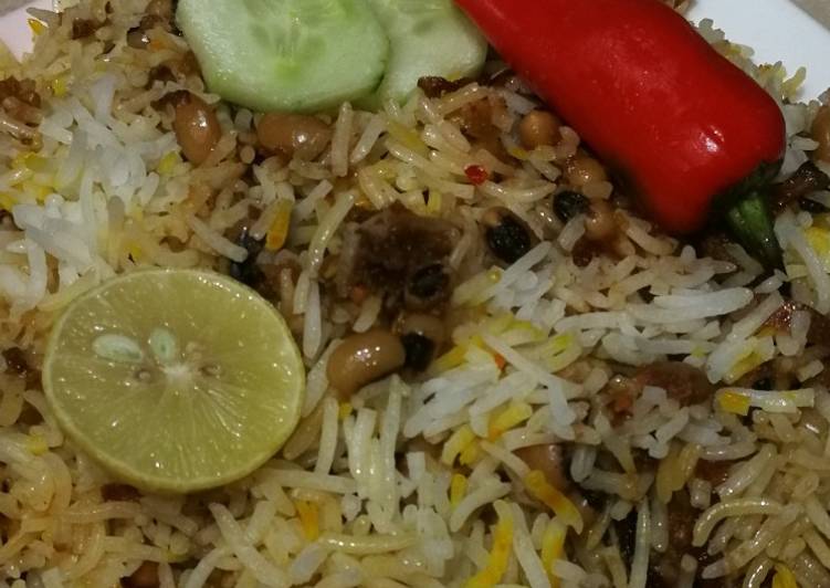 Recipe of Super Quick Homemade Lobia ki baryani