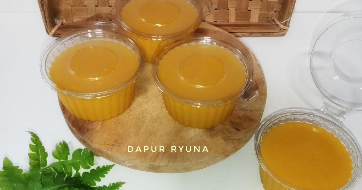 Pudding Labu Kuning Cup