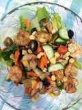 Pam's Salad with shrimp...