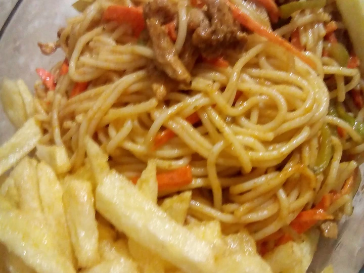 Easy Way Make Chowmien with French fries the Delicious So Delicious