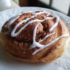 A picture of Walnut Filled Cinnamon Rolls..