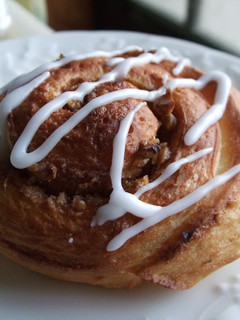 A picture of Walnut Filled Cinnamon Rolls..