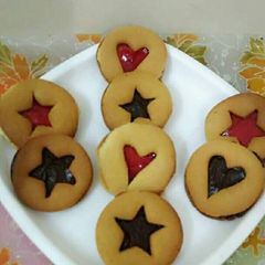 A picture of Custard cookies.