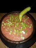 Crema de tomates fría y picante