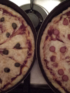 A picture of pizza.