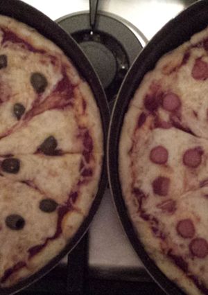 A picture of pizza.