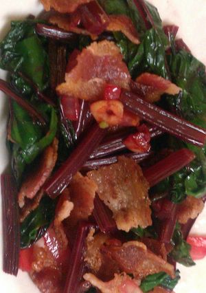 A picture of Beet Greens.