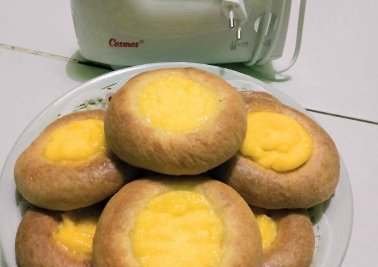 Cara Gampang Menyiapkan Custard bread Anti Gagal