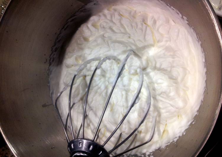 Recipe of Homemade Simple Whipped Cream