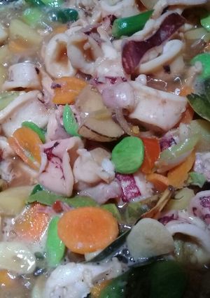 Foto resep Tumis cumi pete