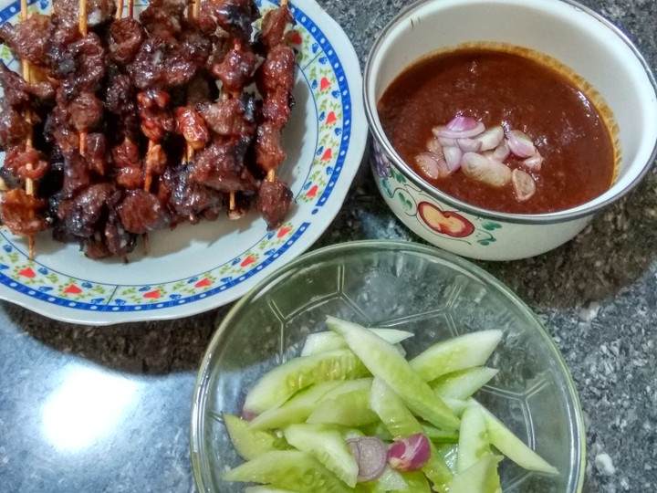 Wajib coba! Resep membuat Sate Daging sapi hidangan Hari Raya dijamin sesuai selera