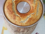 Bizcochuelo de banana con uvas pasas