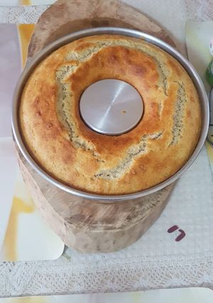 Una foto de Bizcochuelo de banana con uvas pasas