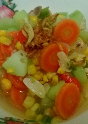 Foto resep Tumis Sayur (wortel+waluh+jagung)