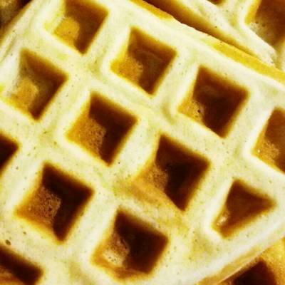 Waffles dulces fáciles sin manteca Receta de Evelin Dimarco- Cookpad