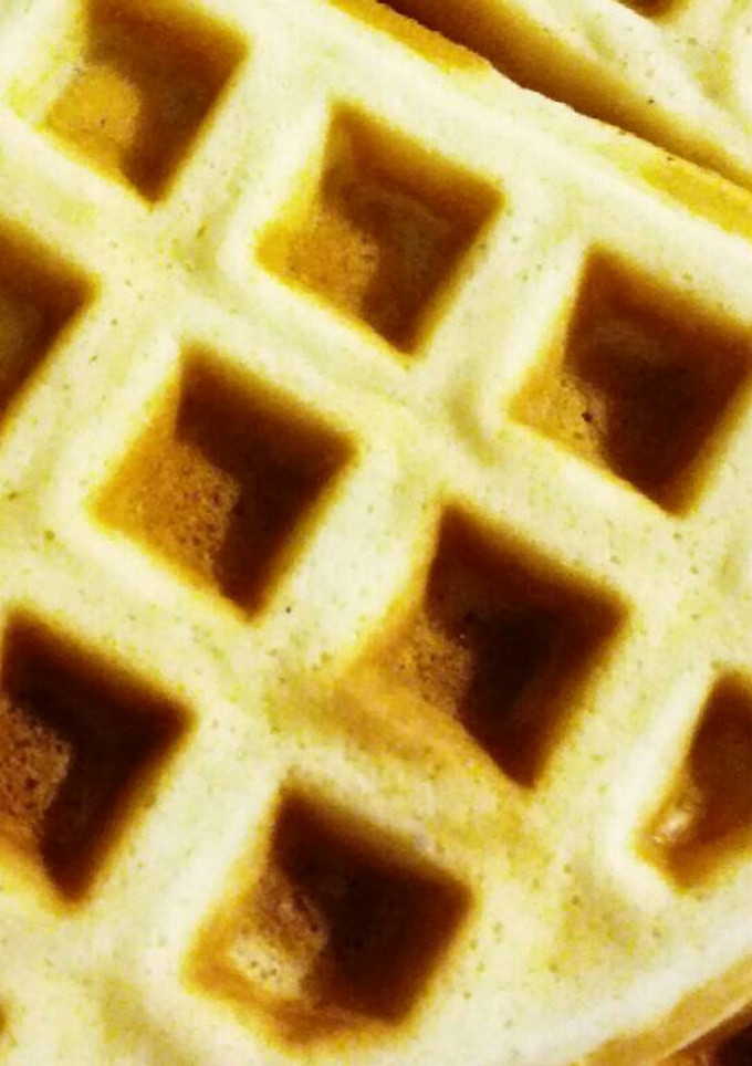 Una foto de Waffles dulces fáciles sin manteca