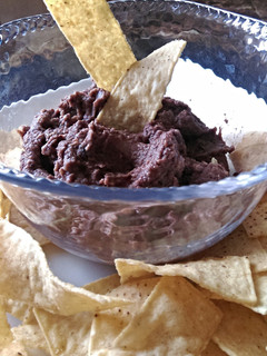 A picture of Healthy Black Bean And Garlic Dip.
