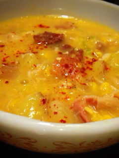 A picture of Smokey Seafood Chowder.