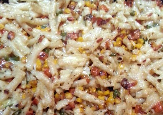 Step-by-Step Guide to Prepare Authentic Vegetarian Pasta Bake for Lunch Food