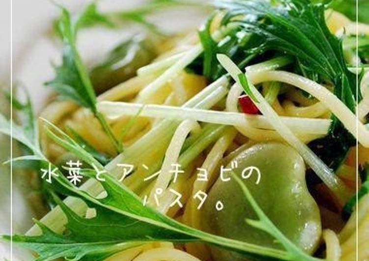 How to Make Favorite Mizuna and Anchovy Pasta