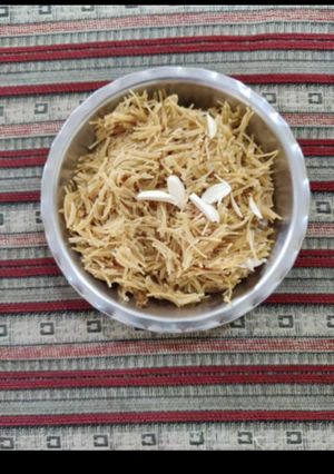 A picture of Sweet vermicelli seviyan.