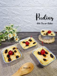 Foto resep 046. Puding Roti Tawar Kukus
