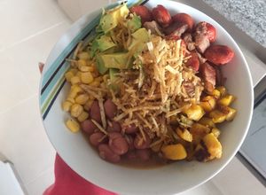 Una foto de Cazuela de frijoles