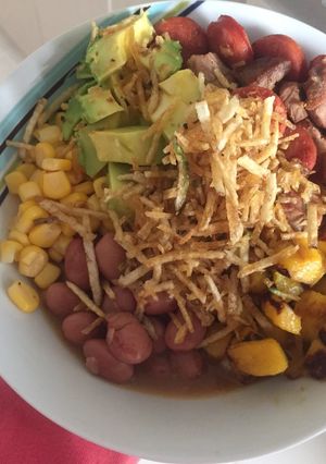 Una foto de Cazuela de frijoles