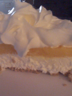 A picture of lemon supreme pie.