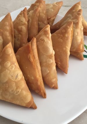 صورة لوصفة سمبوسة الدجاج