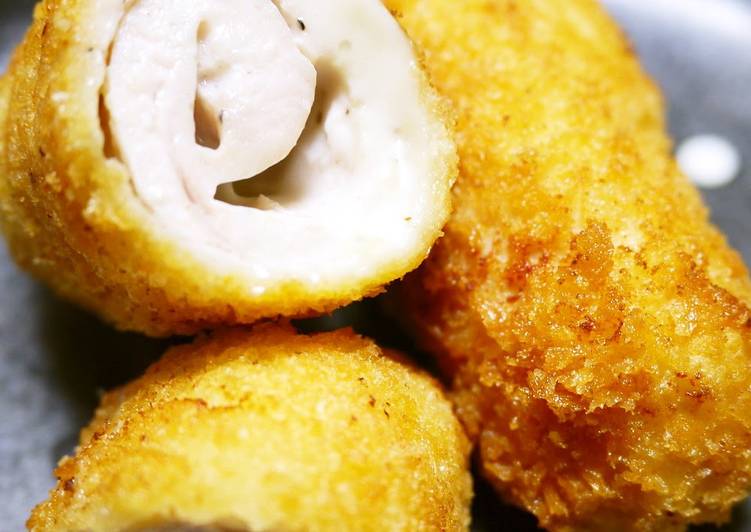 Crispy Cheese & Chicken Tender Cutlets