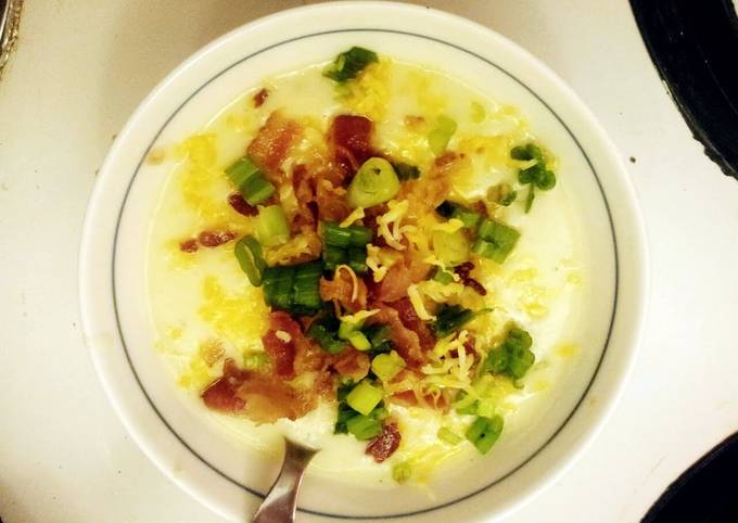 Left over mashed potato soup