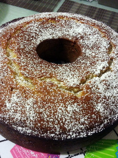 A picture of Honey Cake with Walnuts & dry Apricots.