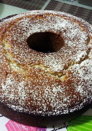 A picture of Honey Cake with Walnuts & dry Apricots.