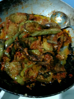 Foto resep Terong balado + ikan pari (iwak pe)