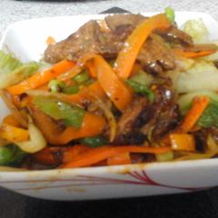 A picture of My Hot Beef Stir Fry 😰.