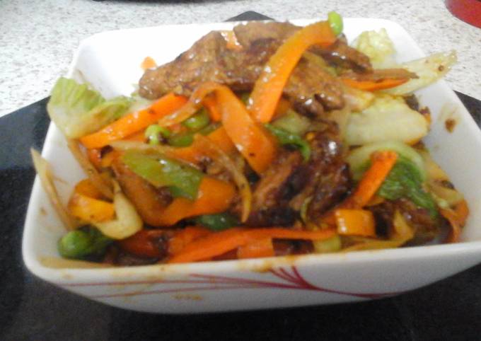 My Hot Beef Stir Fry 😰 Recipe