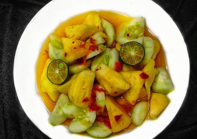 Resep Rujak Buah Pedas Manis Asam Oleh Yuyun S Cookpad