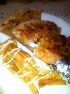صورة لوصفة سندويشات الكريب بالدجاج والجبن 😋🌮🧀😍