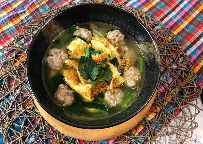 ๐ง๐ฝ๐ณ๐ง๐ผ๐ณ Thai Omelette Soup •How To Make A Delicious Soup in few minutes | ThaiChef Food