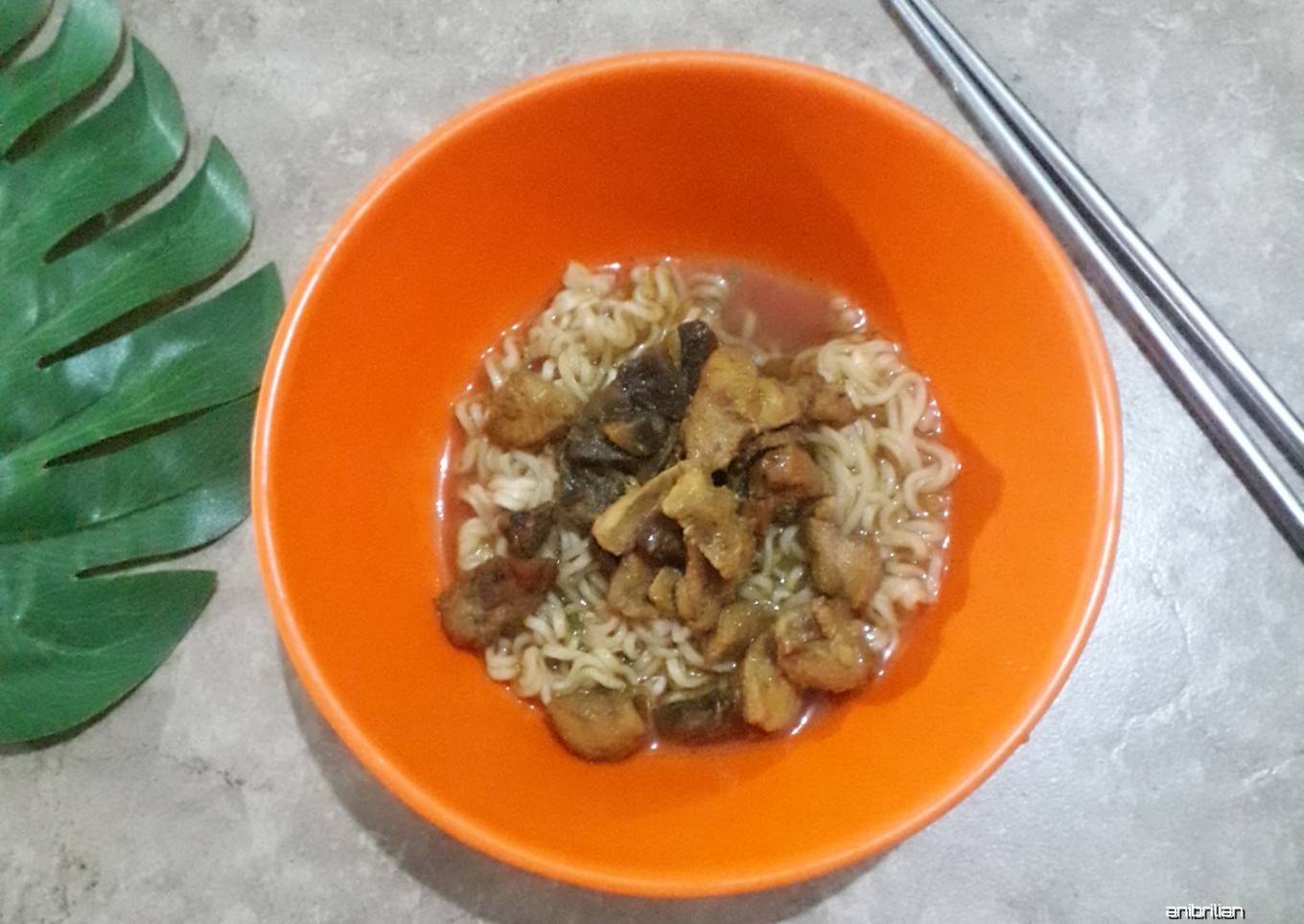 Mie ayam jamur mini