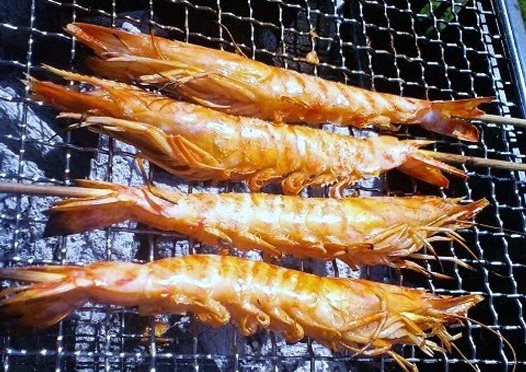 Grilling Salted Shrimp for Barbecues or an Easy Appetizer!