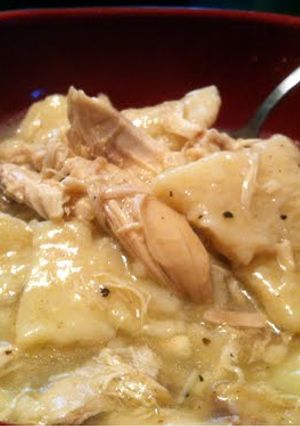 A picture of Southern Chicken and Dumplings.