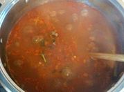 A picture of ground beef bolognese