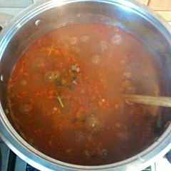 A picture of Bolognese sauce.