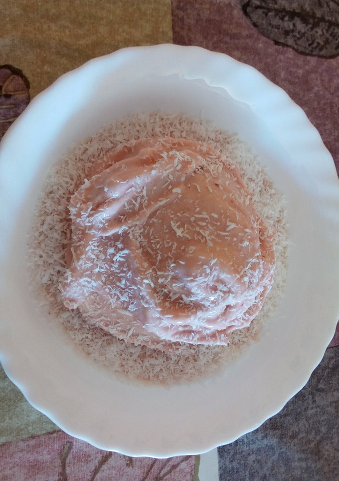 Una foto de Helado de fresa sin azúcar