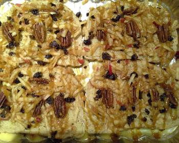 Without Fail Making Recipe Apple raisin pecan caramel baked french toast Delicious Perfect