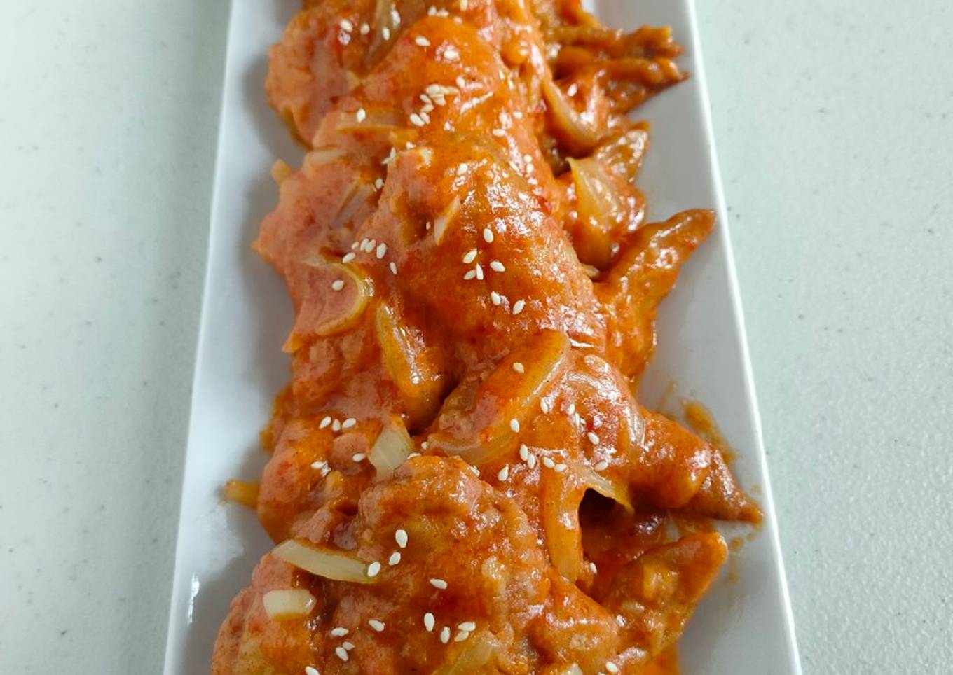 Sayap Ayam Saus Gochujang